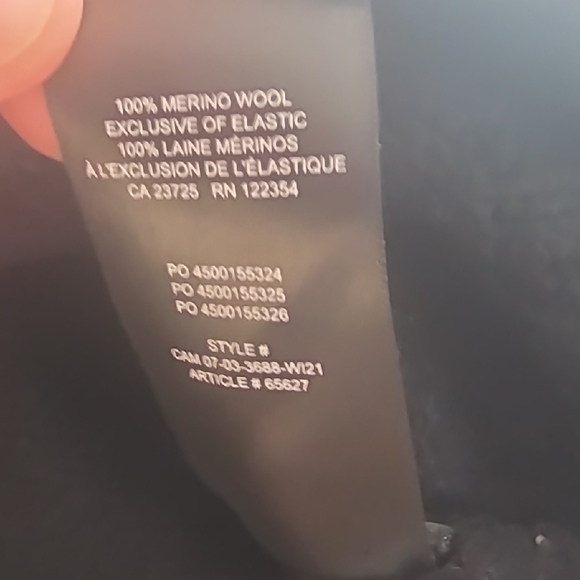 100% Merino Wool Wilfred Black Turtleneck Sweater - Picture 4 of 4